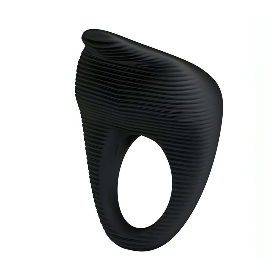 Silicone Vibrating Ring with Clitoral Tab