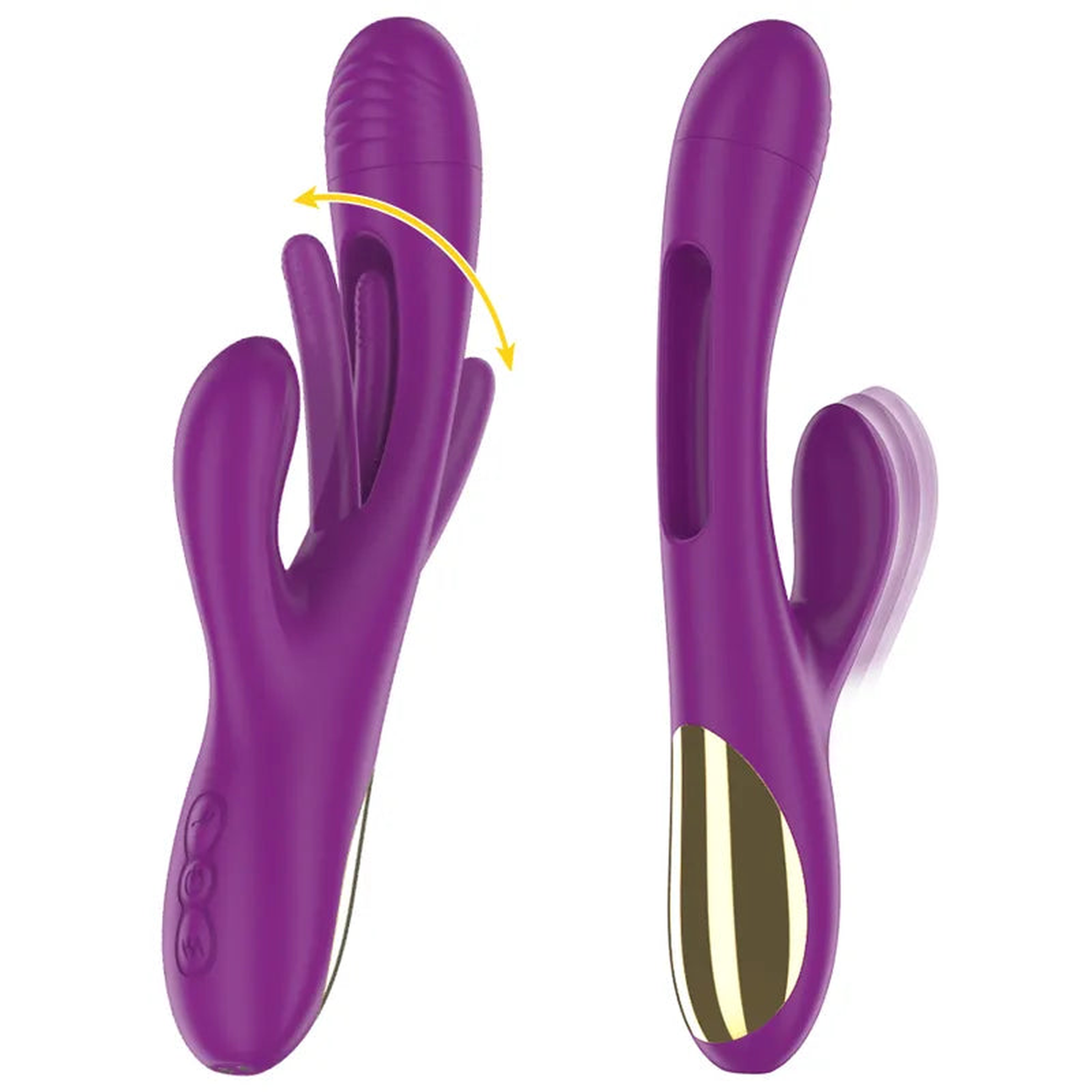 Apolo Vibratore Rabbit 3 in 1 con Lingua Ultra Potente