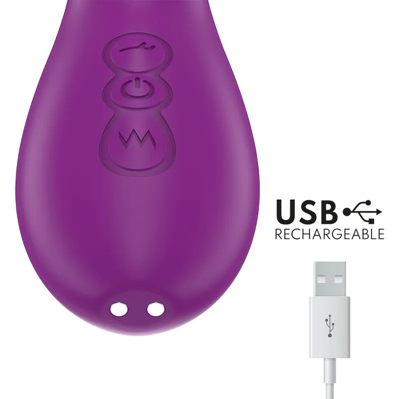 Ateneo Vibratore Rabbit con Succhiaclitoride e Lingua Vibrante