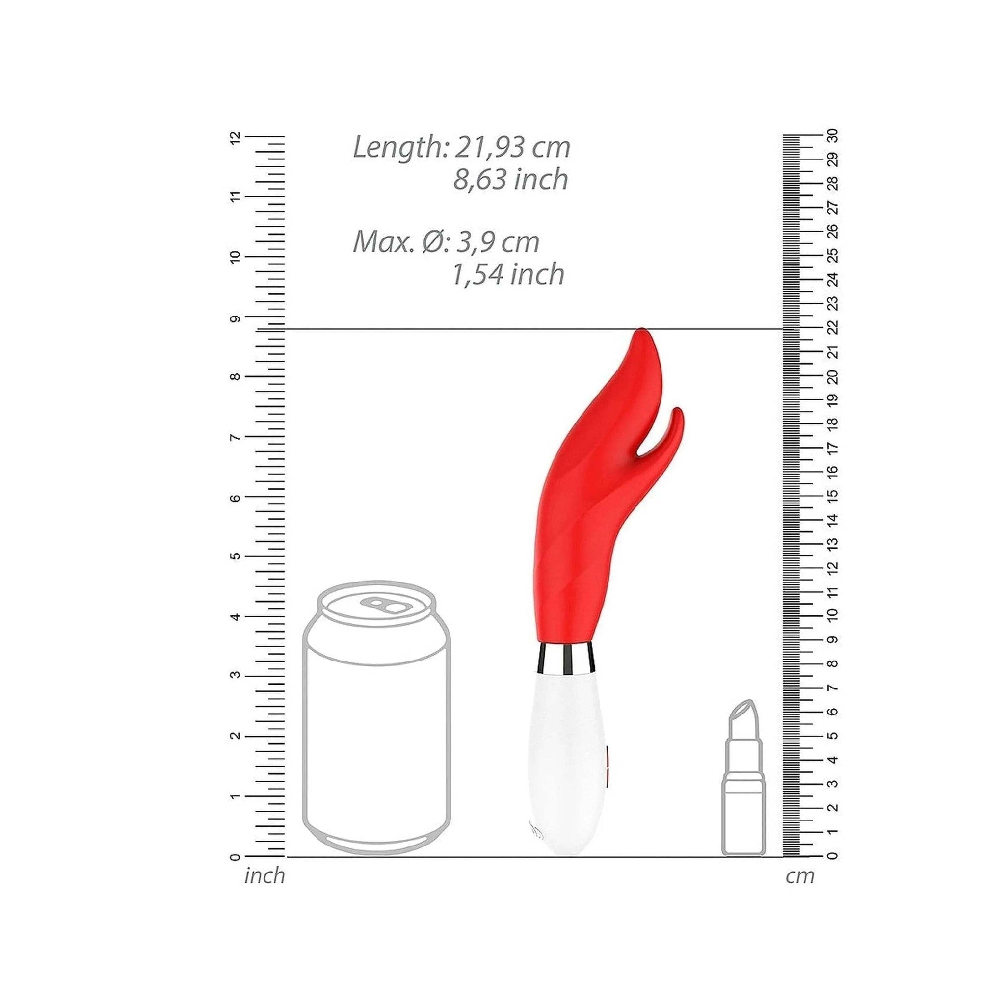 Athos - Ultra Soft Silicone - 10 Speeds - Red