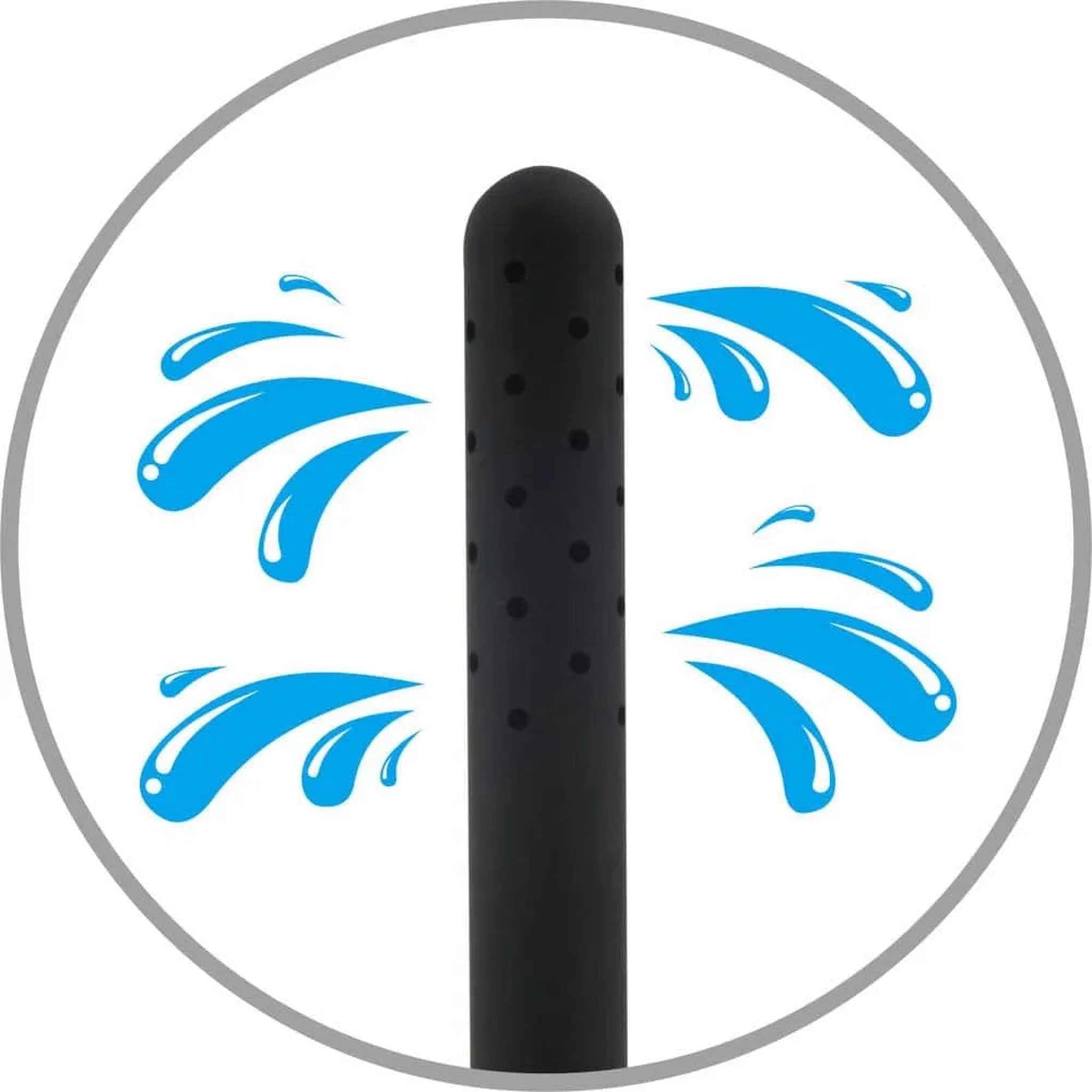 Attacco ad ugello per tubo doccia con fori sui lati