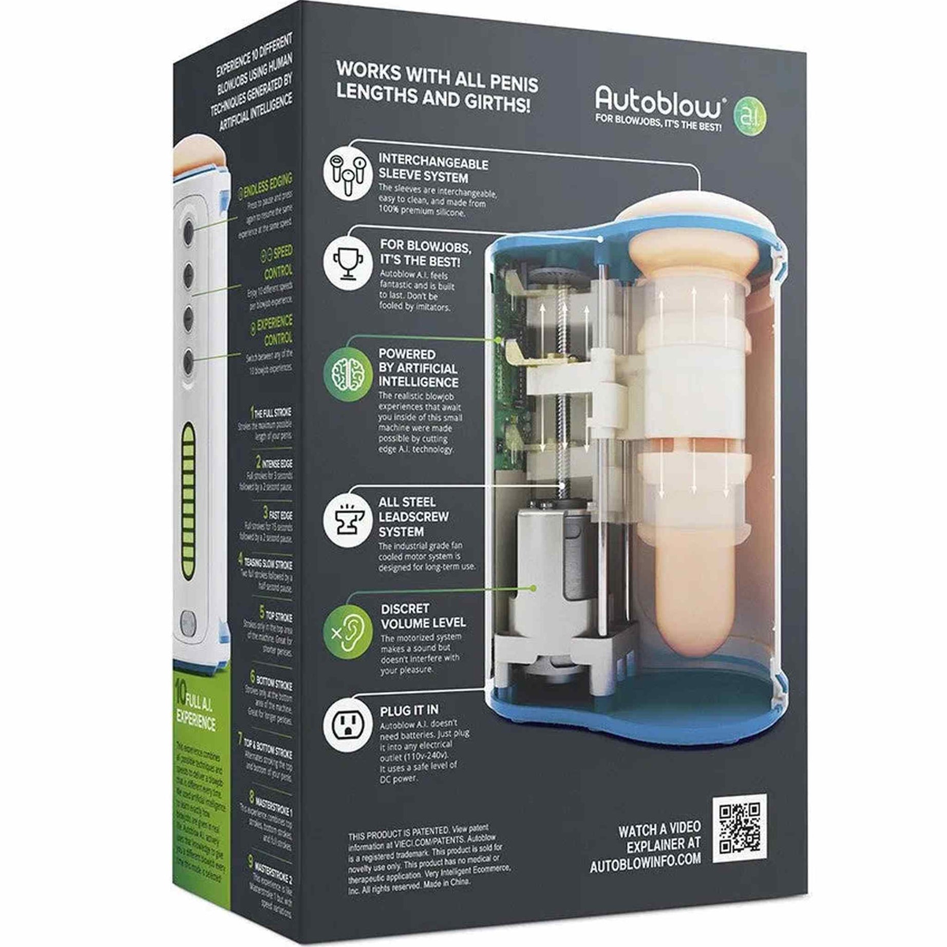 Autoblow Masturbatore Con Intelligenza Artificiale Simulatore di Sesso Orale