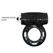 Anello Fallico Vibrante con Texture Stimolante