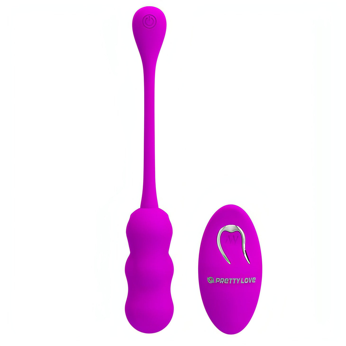 Tris di Palline in Silicone medicale con telecomando da remoto WIRELESS - 12 diversi programmi di vibrazione, Ricaricabile, Sili Pretty Love