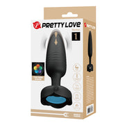 Vibratore Anale in Silicone Con Luce, Vibrazione e Spinta
