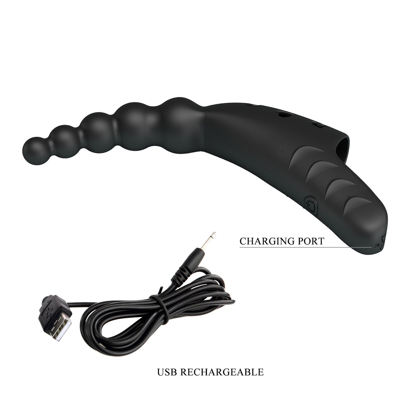 Finger Vibe Palline Anali con 10 patterns di vibrazione