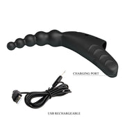 Finger Vibe Palline Anali con 10 patterns di vibrazione