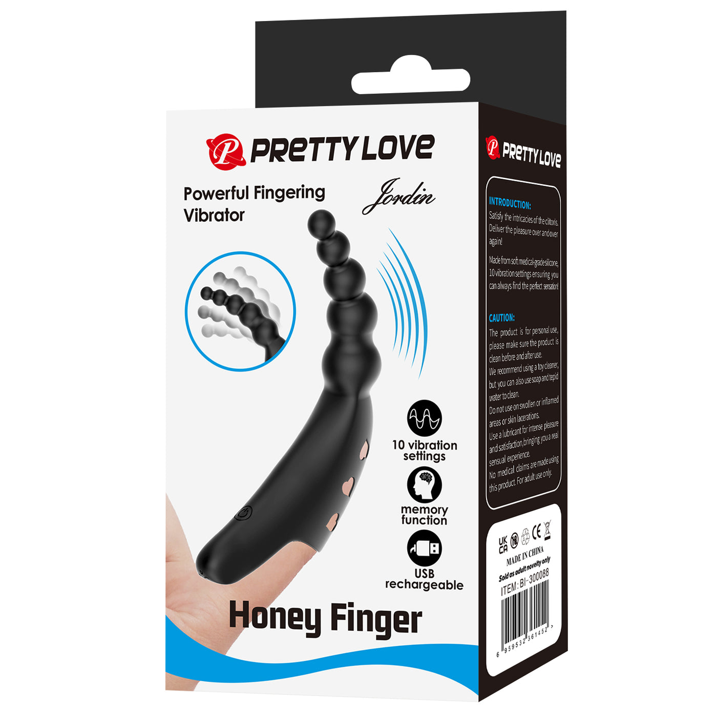 Finger Vibe Palline Anali con 10 patterns di vibrazione