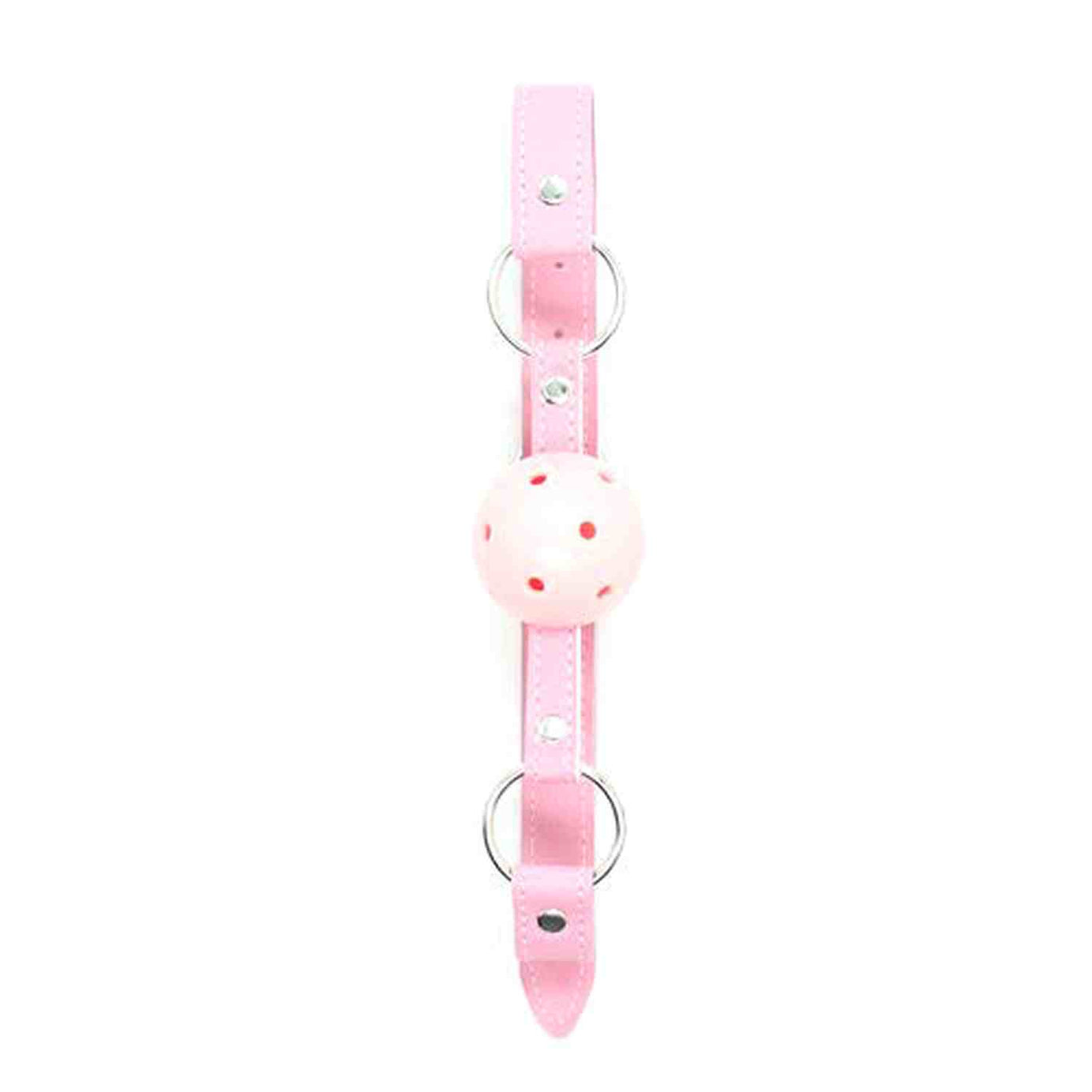 Ball Gag Con Fori Traspiranti e Cinturino Regolabile