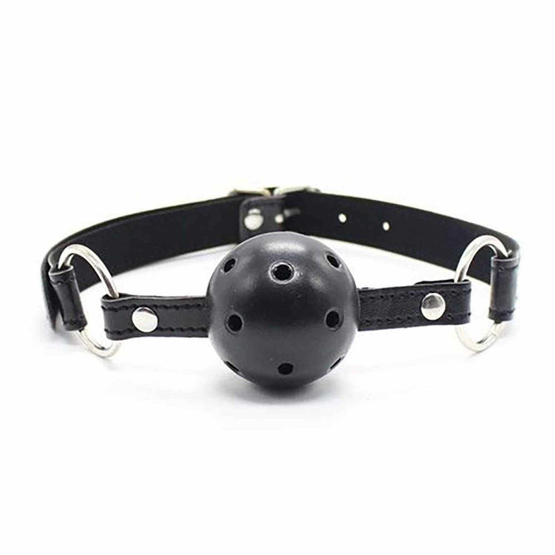 Ball Gag Con Fori Traspiranti e Cinturino Regolabile