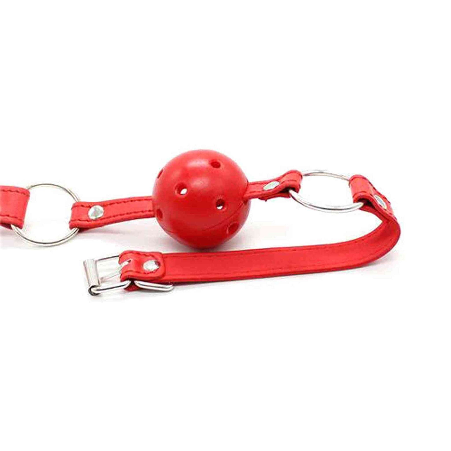 Ball Gag Con Fori Traspiranti e Cinturino Regolabile
