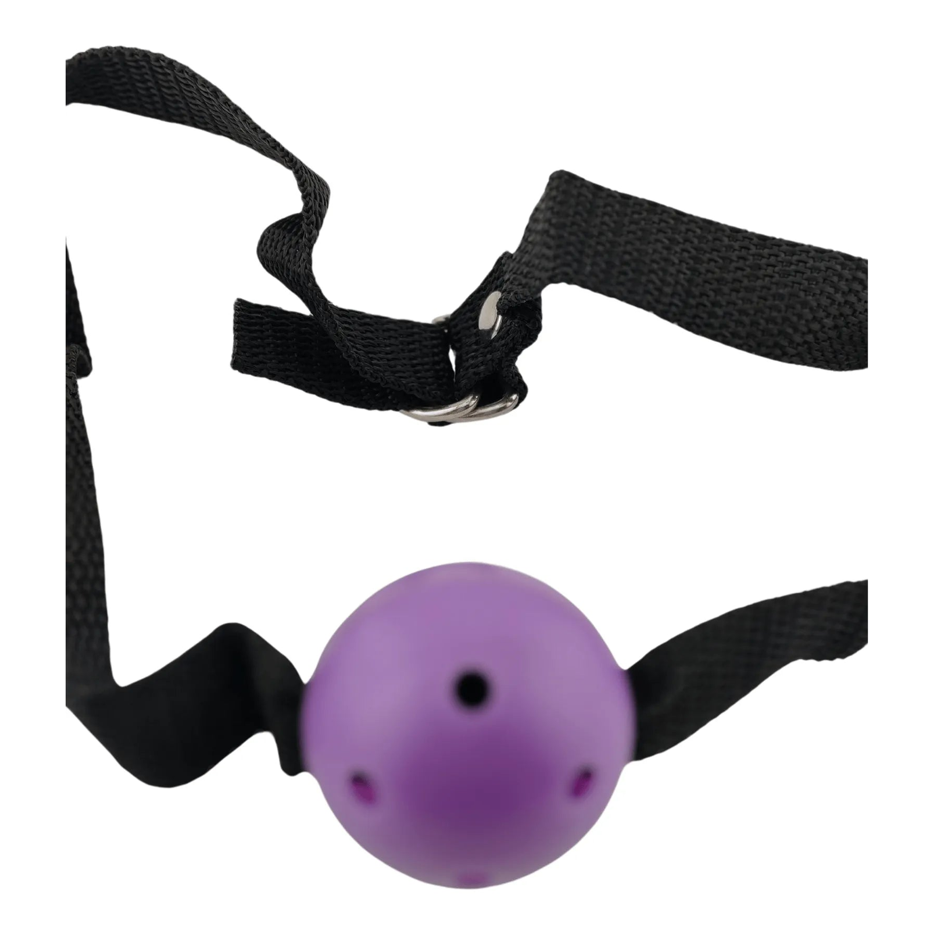 Ball-Gag con Fori Traspiranti per Respirazione Agevole