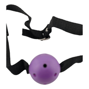 Ball-Gag con Fori Traspiranti per Respirazione Agevole