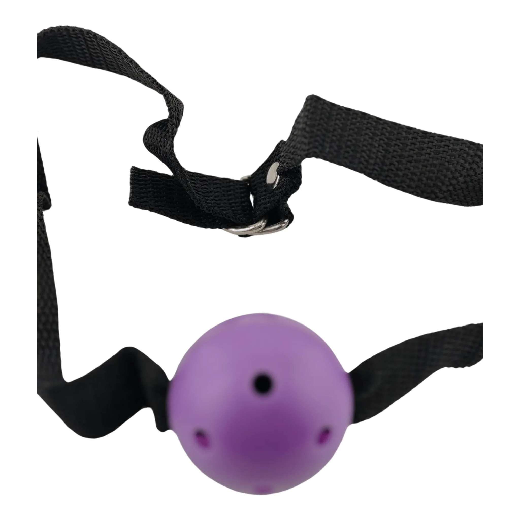 Ball-Gag con Fori Traspiranti per Respirazione Agevole