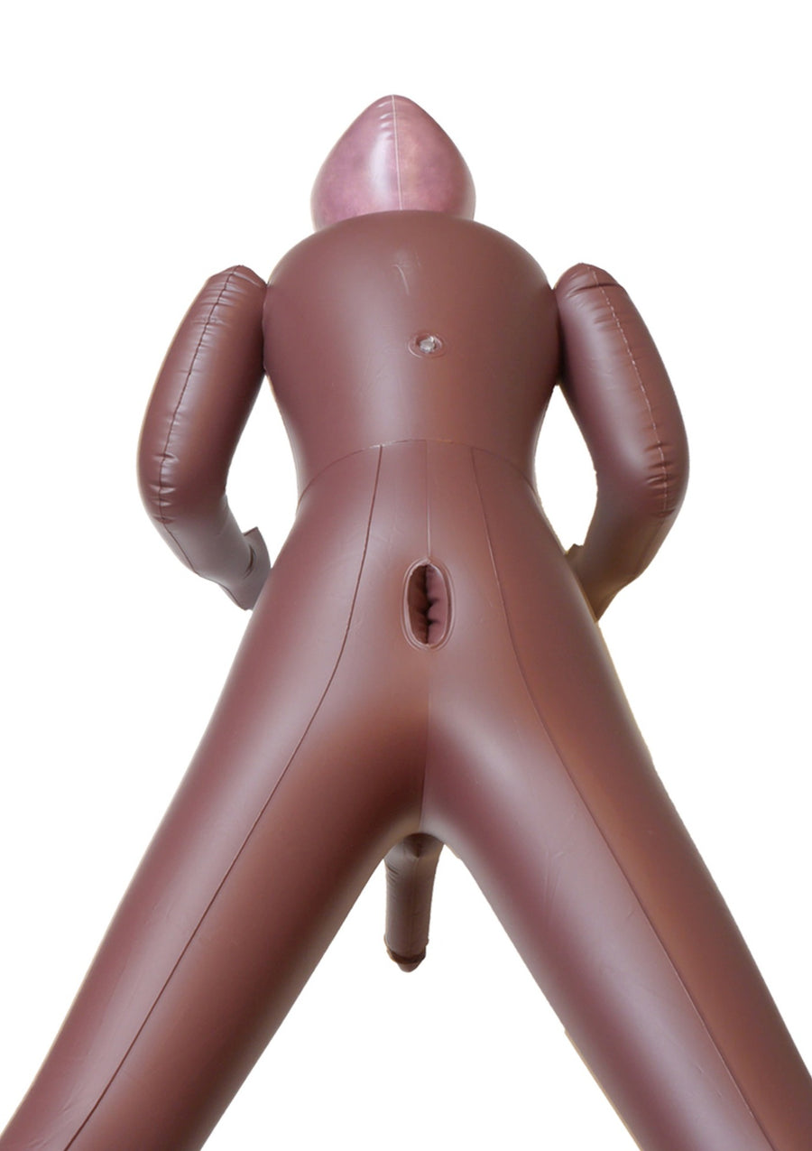 Bambolo Gonfiabile Nero Builder Doll