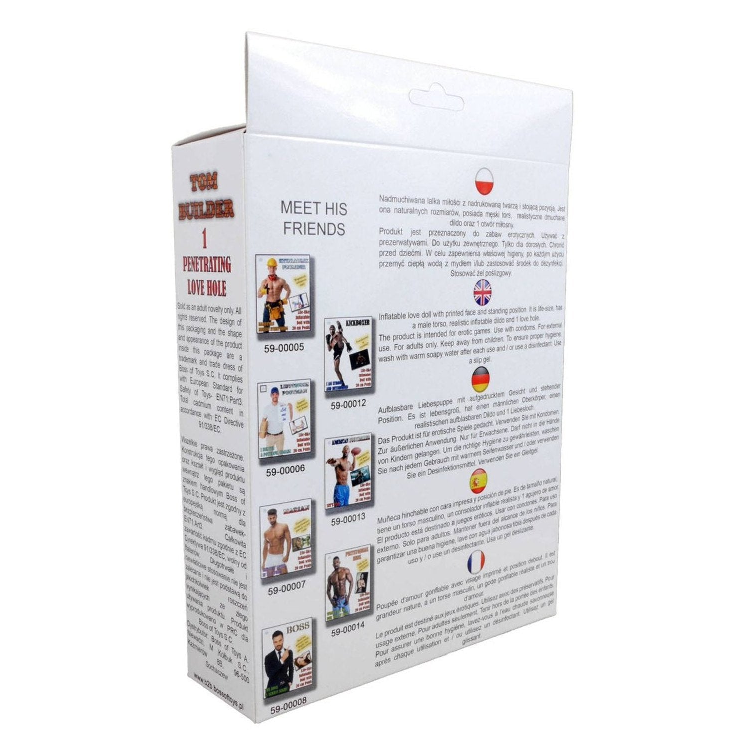 Bambolo Gonfiabile Nero Builder Doll