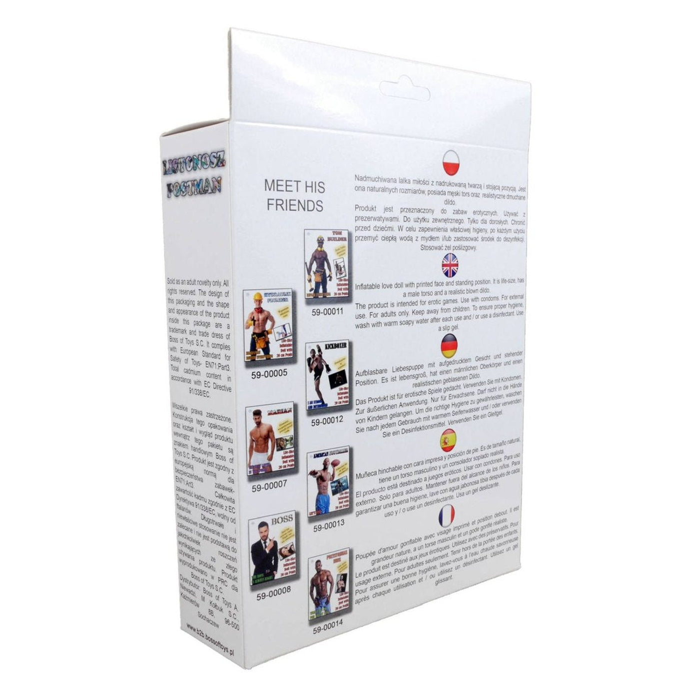 Bambolo Gonfiabile con Pene Postman Doll