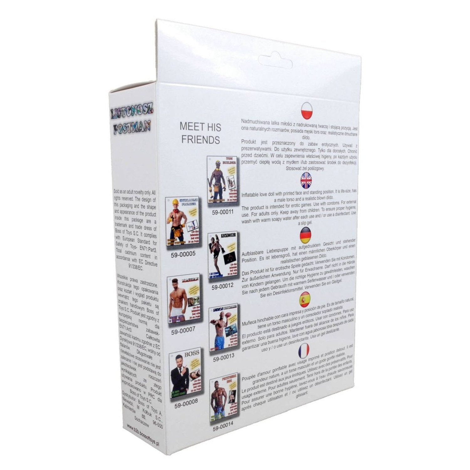 Bambolo Gonfiabile con Pene Postman Doll