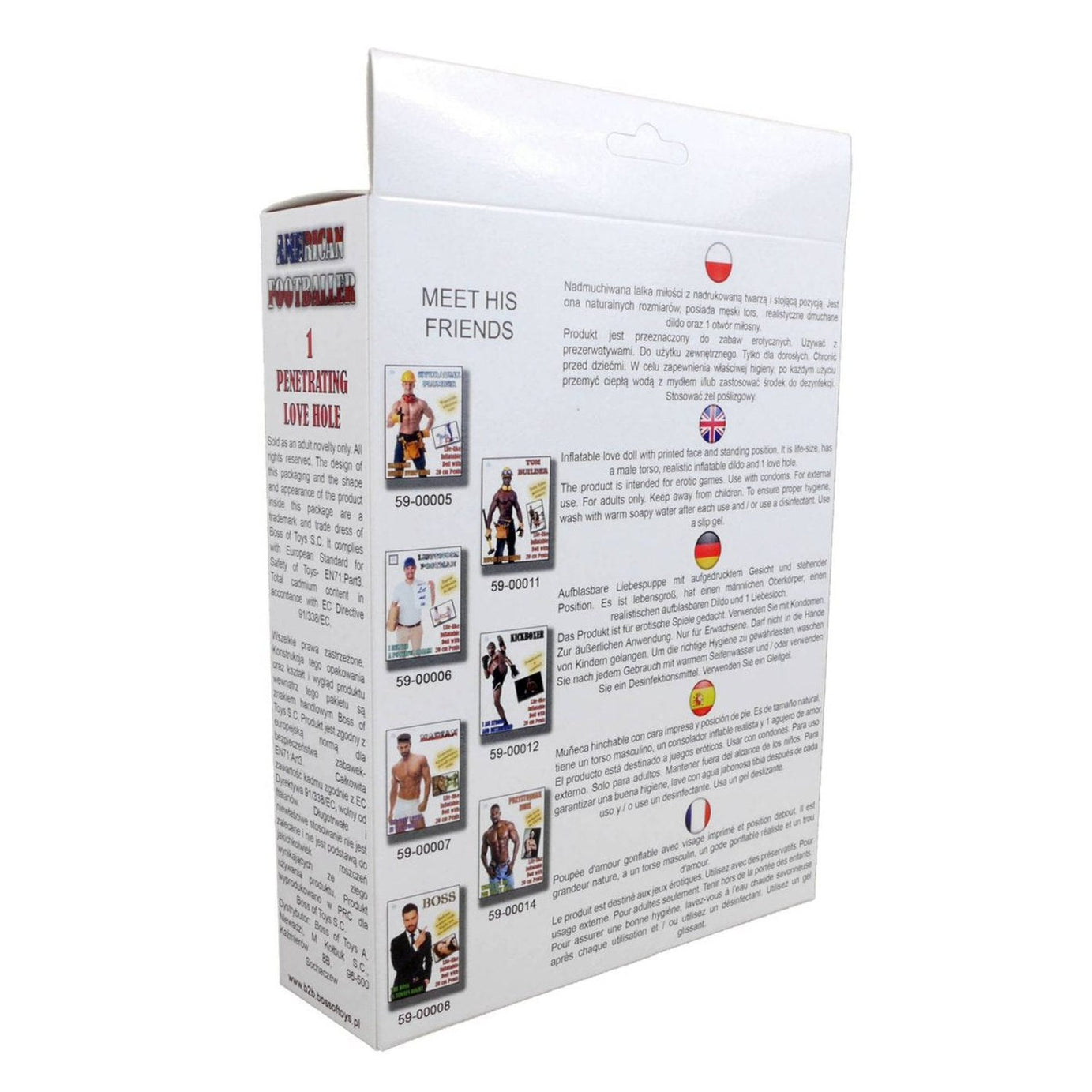 Bambolo con Pene American Footballer