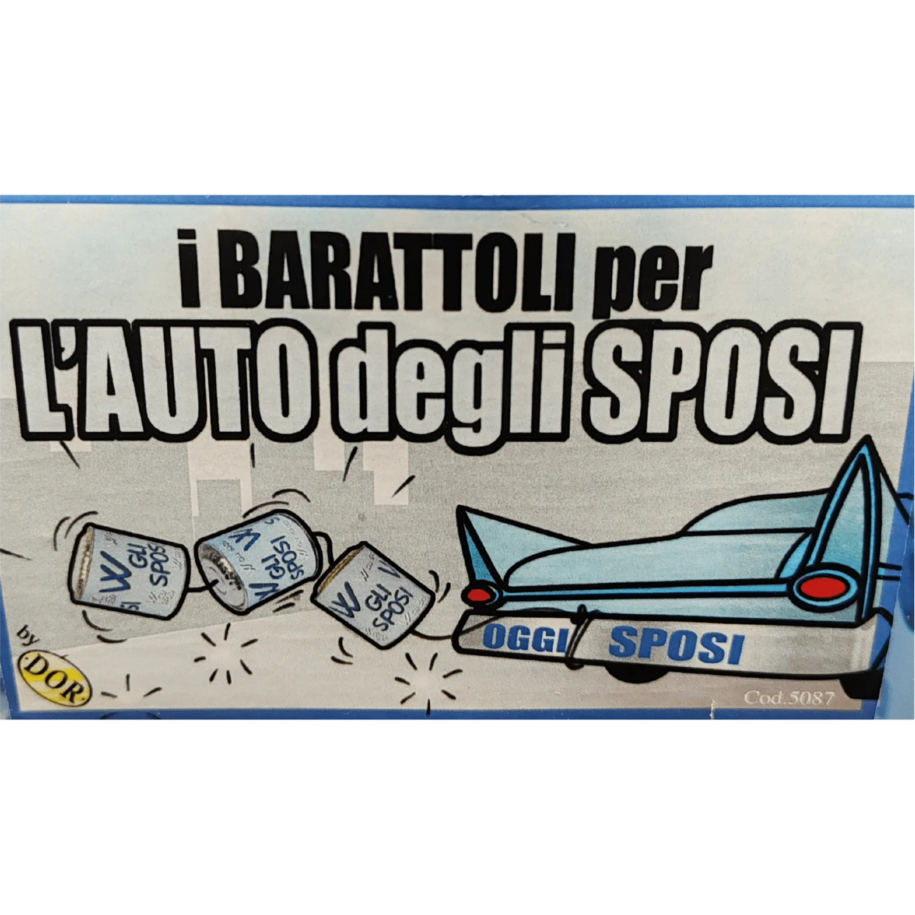 Barattoli ''L'auto degli sposi''