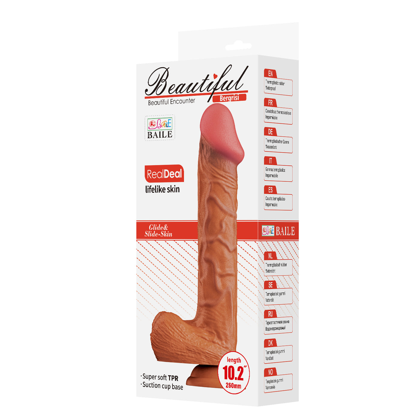 Bergrisi Fallo Scappellabile Con Venature 10.2″