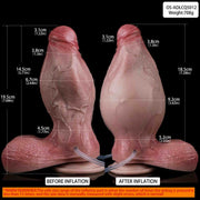 Big Dildos Realistic Sex Toy With Pump, Inflatable Squirting Dildo
