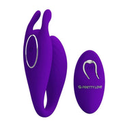Bill Vibratore di coppia wireless con coniglietto clitorideo