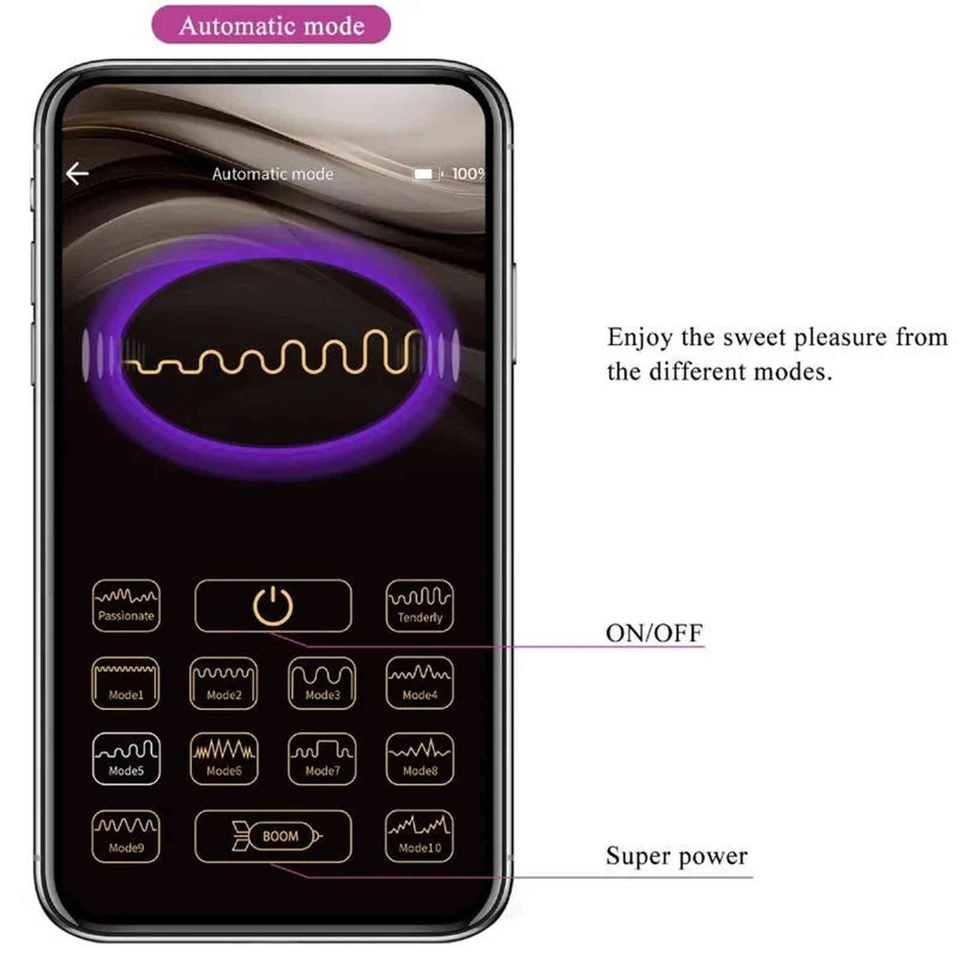 Billy Vibratore Doppio con Comando da APP Mobile