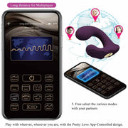 Billy Vibratore Doppio con Comando da APP Mobile