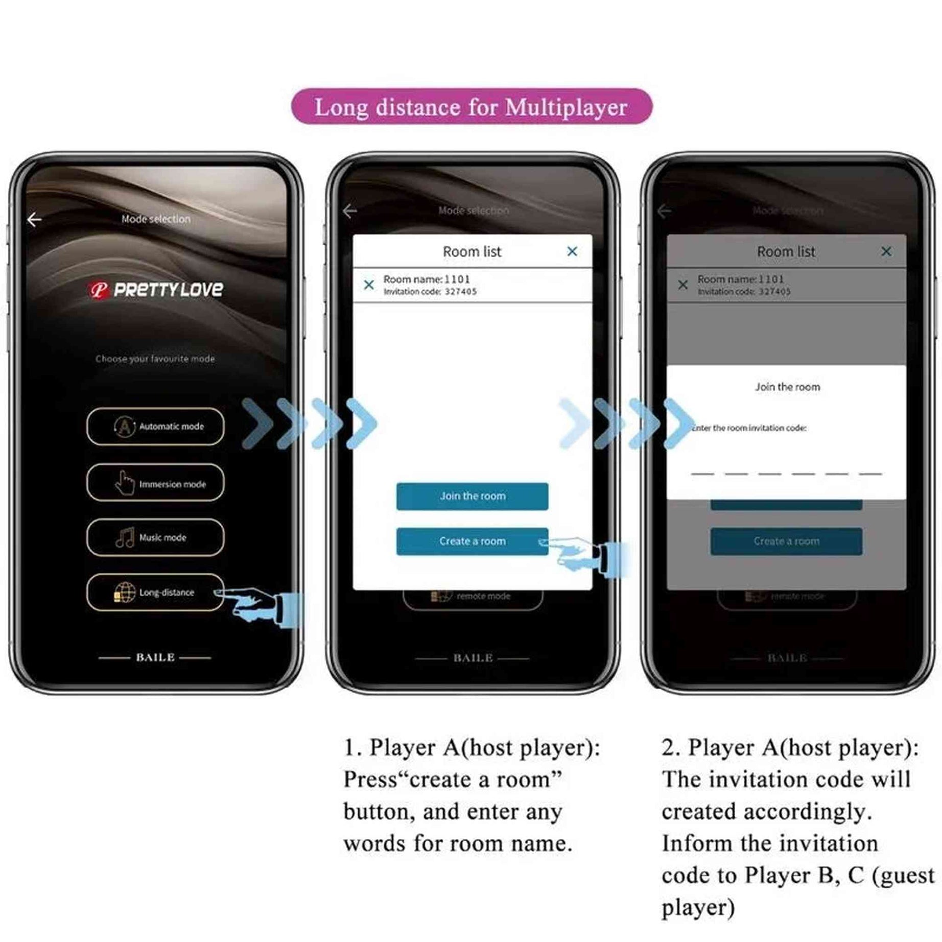 Billy Vibratore Doppio con Comando da APP Mobile