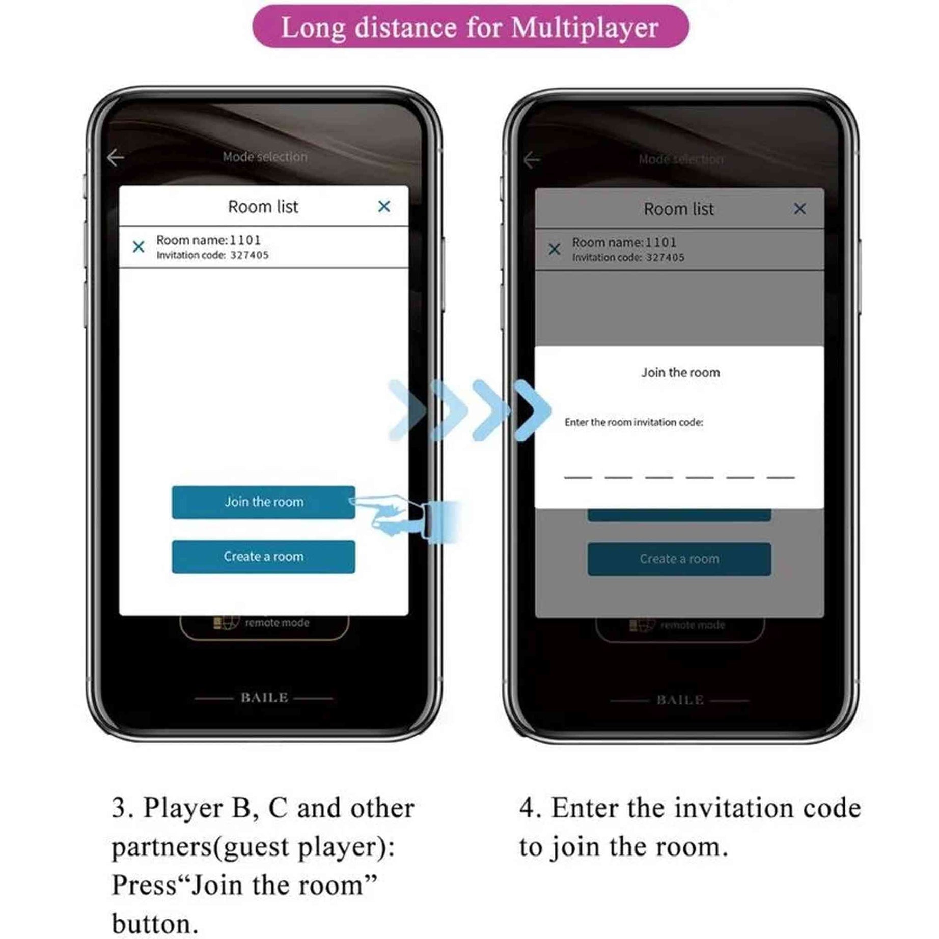 Billy Vibratore Doppio con Comando da APP Mobile