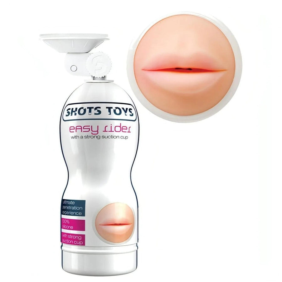 Masturbator with adjustable suction cup - Mouth