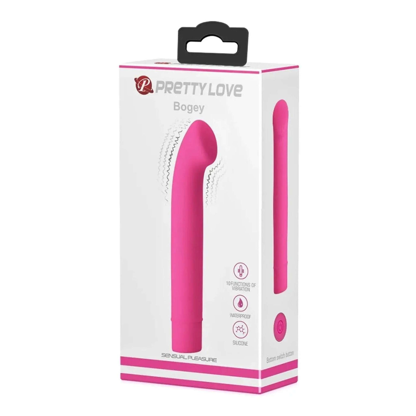 Bogey Vibratore Punto G in Siliconecon 10 diversevibrazioni