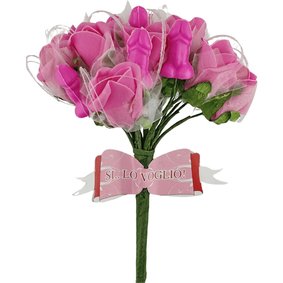 Bouquet con guisantes - Viola