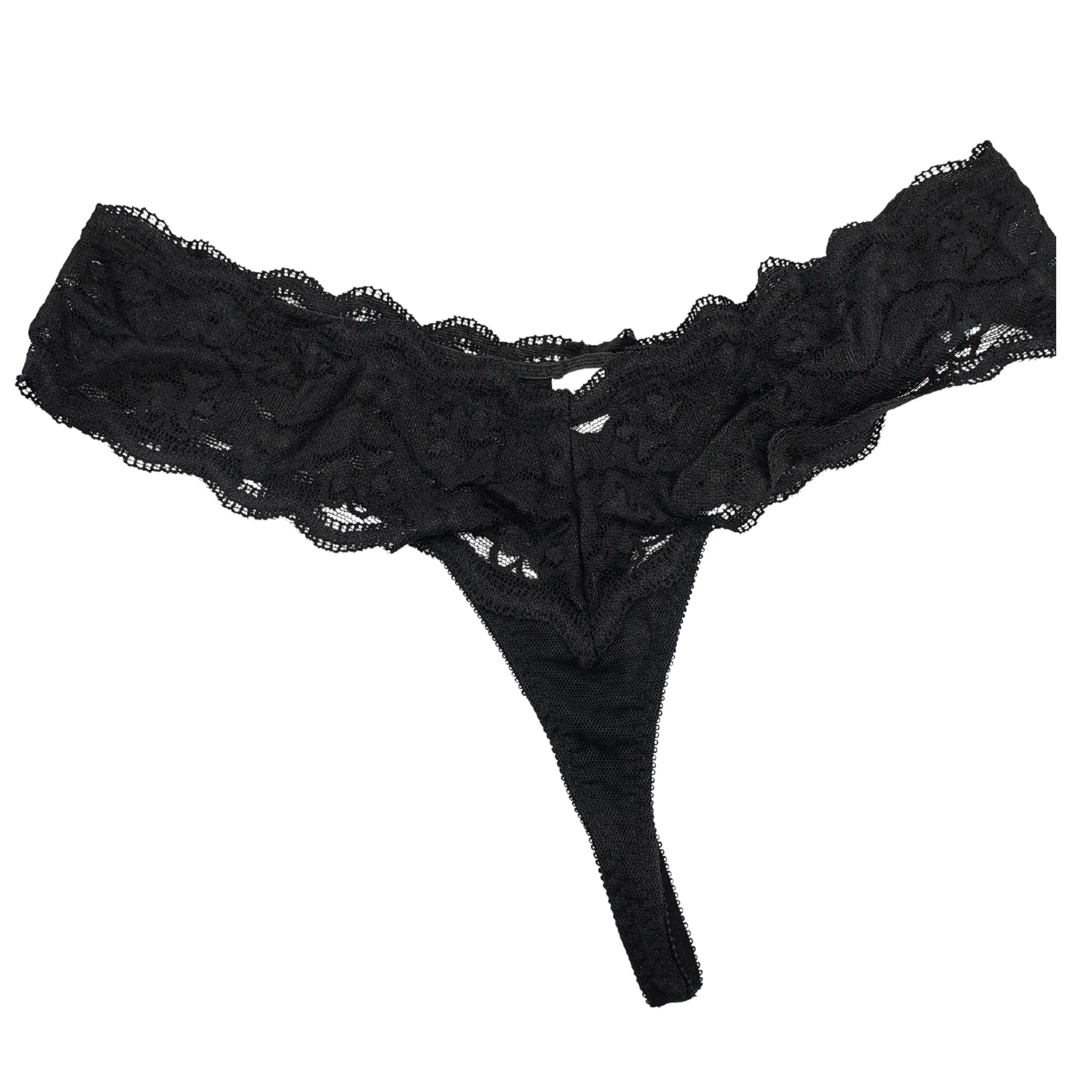 Brasiliana nera in pizzo - Taglia L