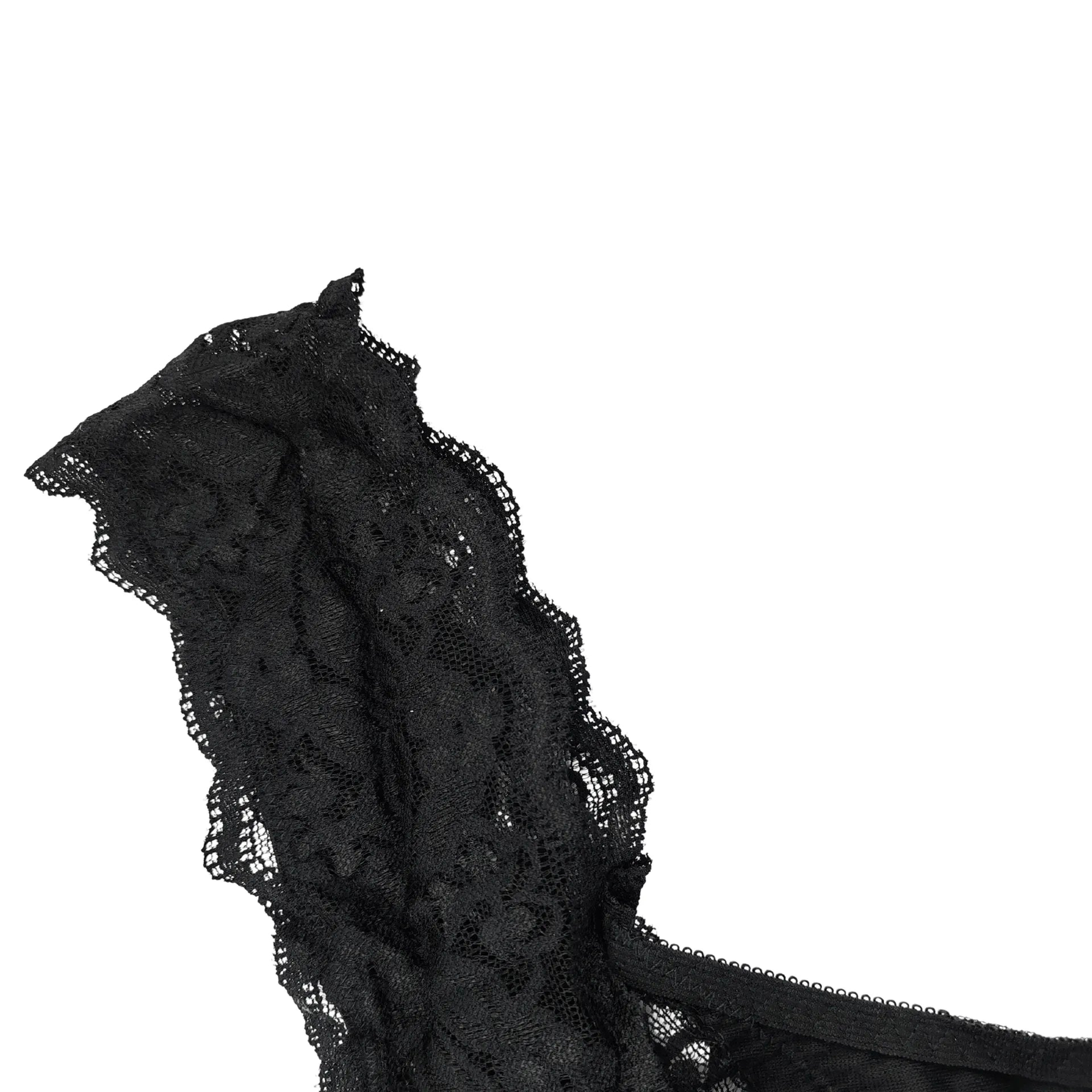 Brasiliana nera in pizzo - Taglia L