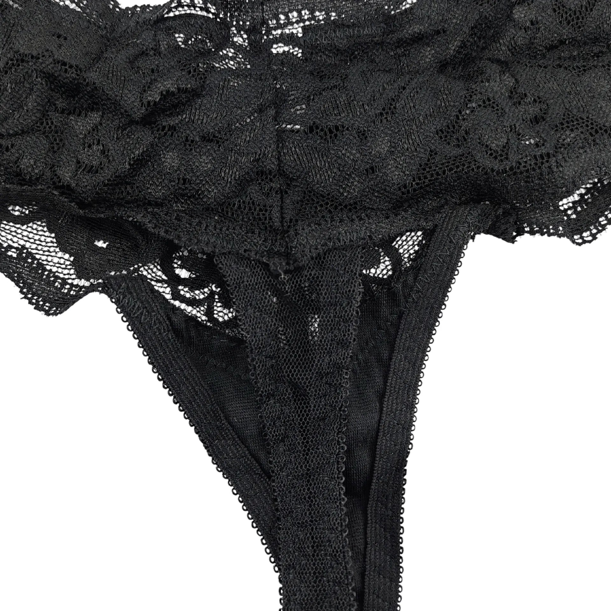 Brasiliana nera in pizzo - Taglia L