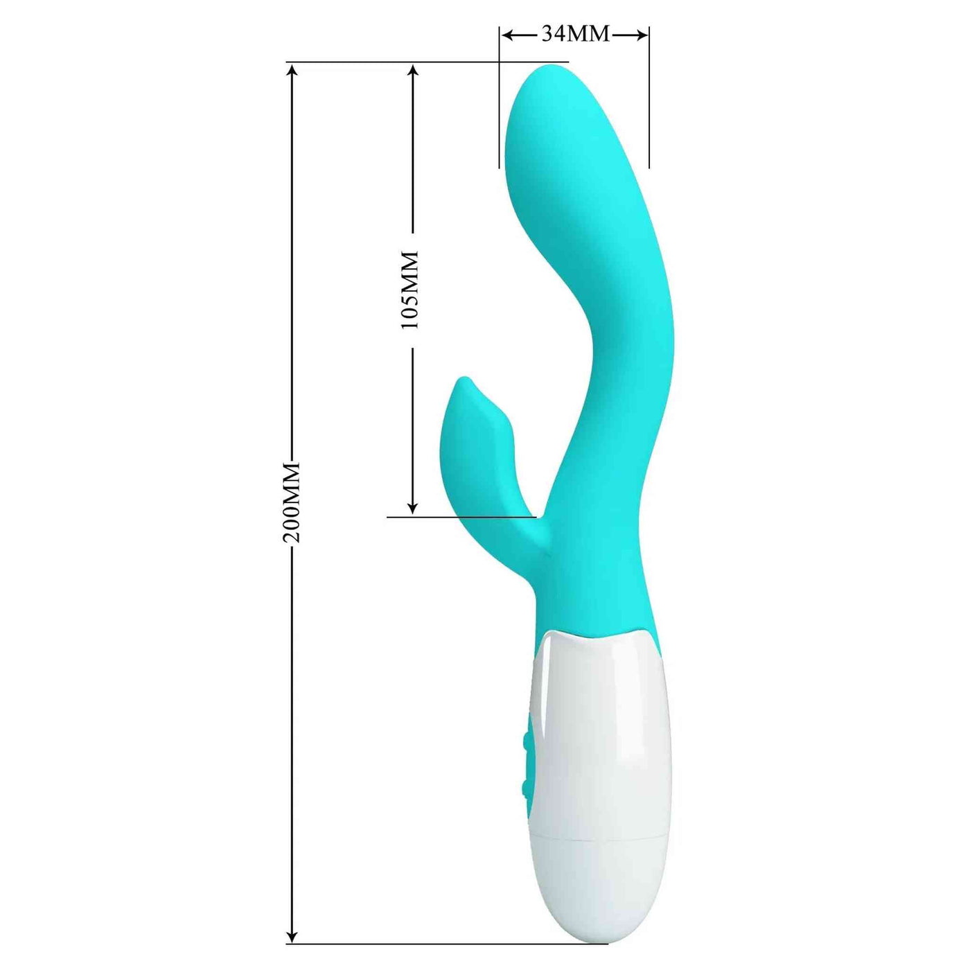 Brighty Vibratore Rabbit con 30 modalità di vibrazione