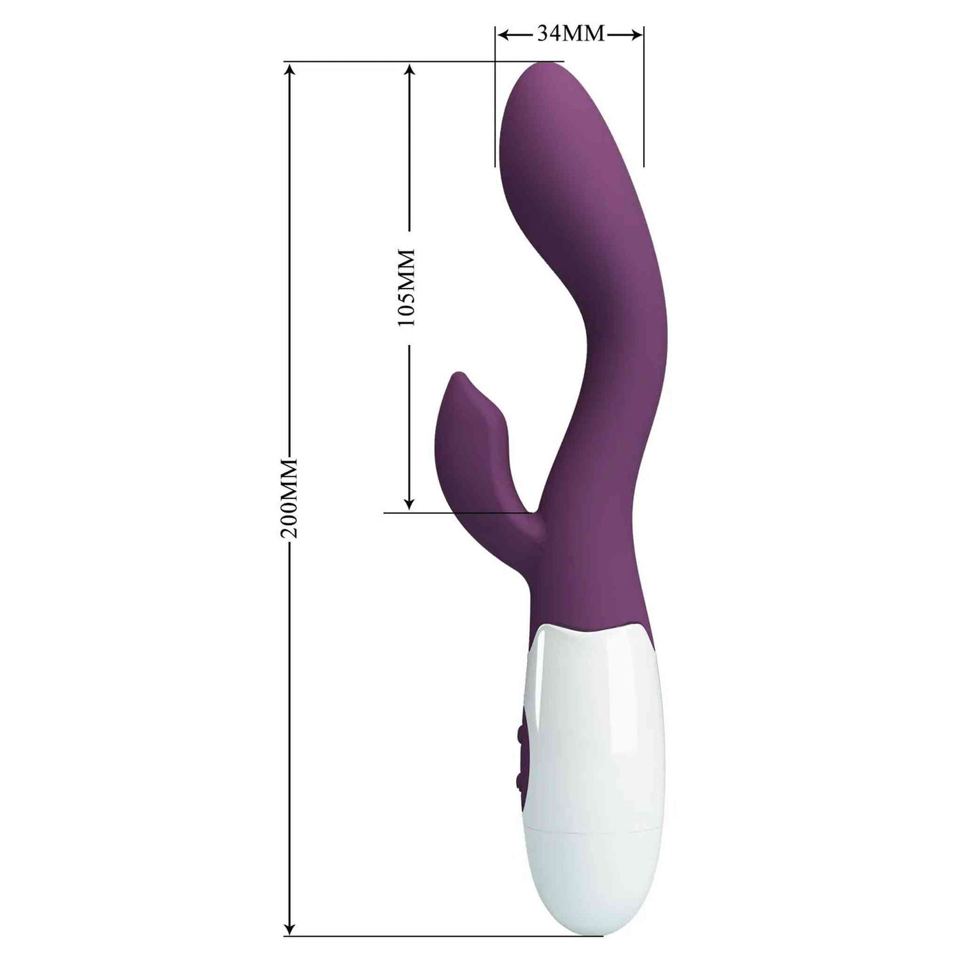 Brighty Vibratore Rabbit con 30 modalità di vibrazione