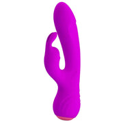 Broderick Vibratore Rabbit in Silicone con 12 modalità di vibrazione