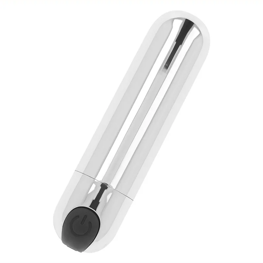 Bullet Ultra Potente 10 modalità di vibrazione Argentato