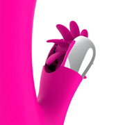 Bunny Funny Vibratiore Rabbit Con Ruota di Lingue Clitoridee