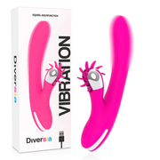 Bunny Funny Vibratiore Rabbit Con Ruota di Lingue Clitoridee