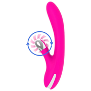 Bunny Funny Vibratiore Rabbit Con Ruota di Lingue Clitoridee