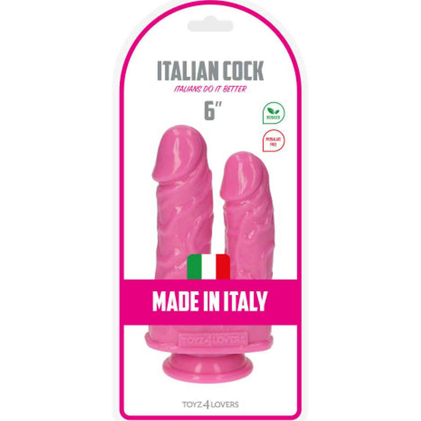 Caino & Abele Dildo Doppio Con Ventosa