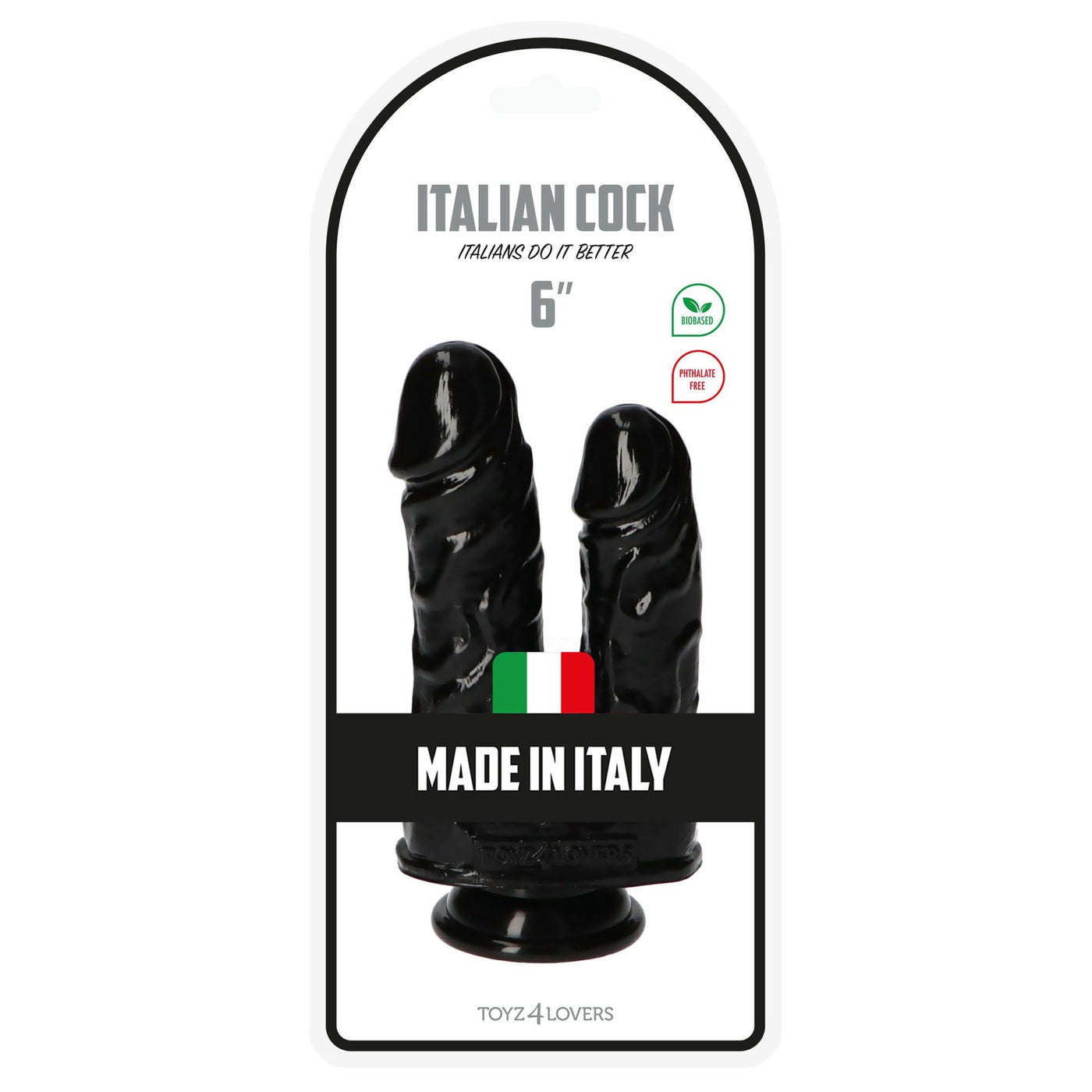 Caino & Abele Dildo Doppio Con Ventosa