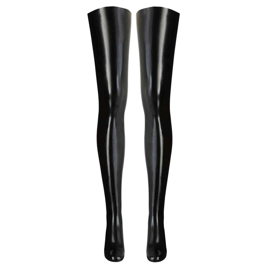 100% Natural Latex Socks - Black, Size XS