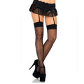 Sheer black stockings