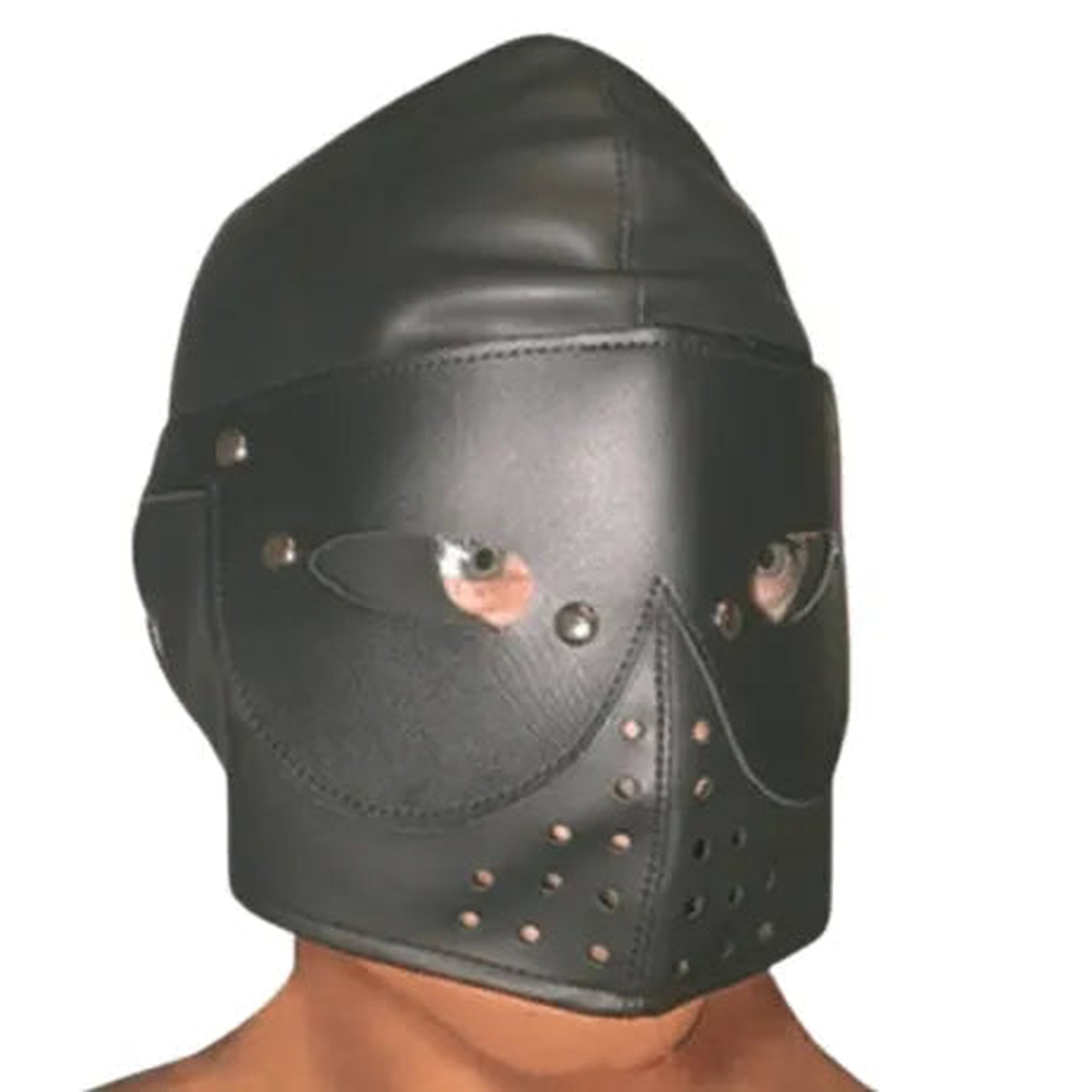 Cappuccio BDSM con Maschera Removibile