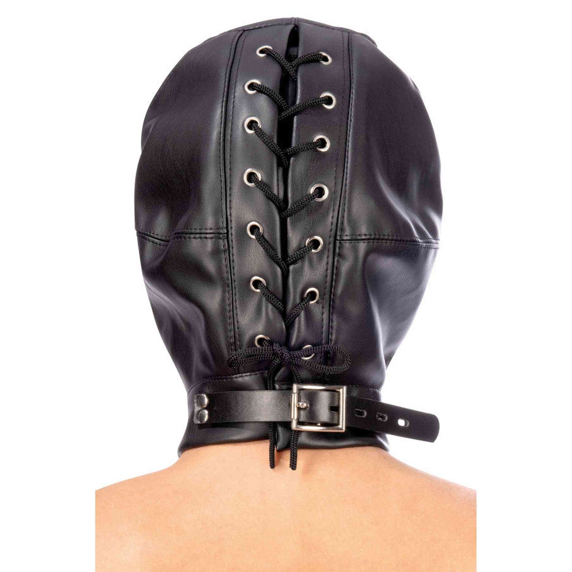 Cappuccio Nero Bocca Removibile